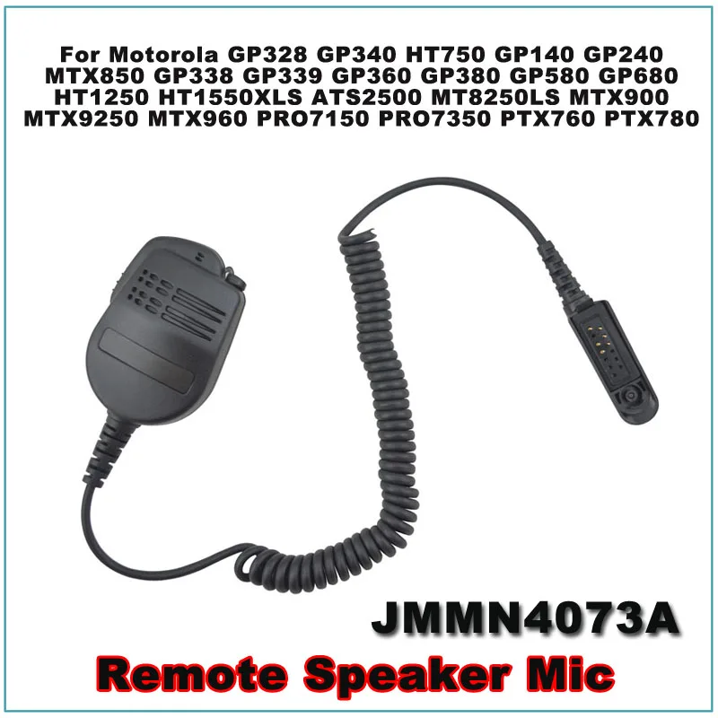 JMMN4073A микрофон с поворотной петлей для Motorola GP328 GP338 GP340 GP140 GP280 GP339 HT1250 HT750 MTX850|remote