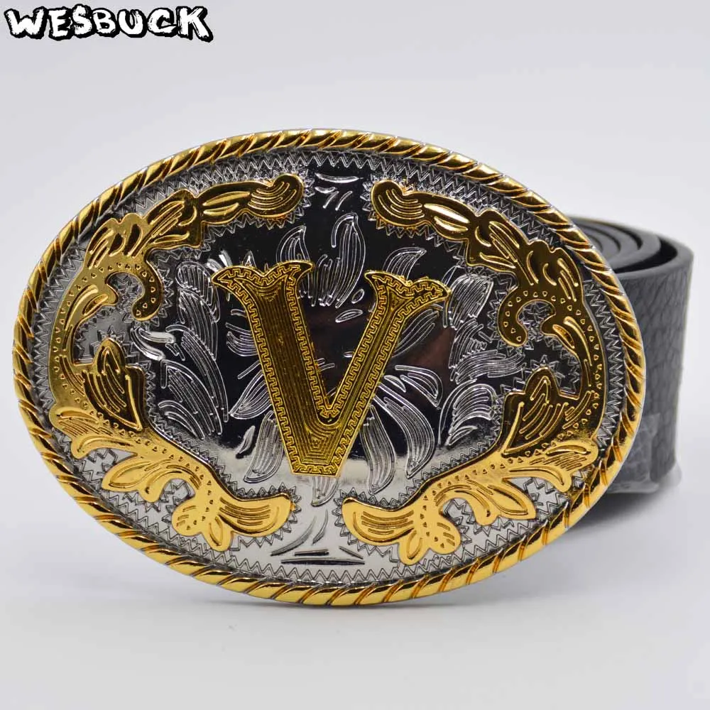 5 шт. MOQ WesBuck Новинка Высокое качество 3D кружево золото V Начальная буква