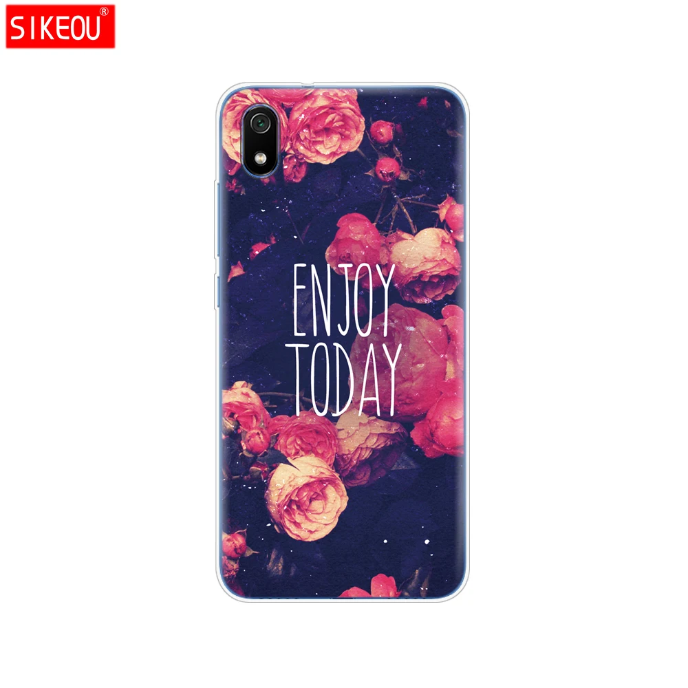 Силиконовый чехол для xiaomi redmi 7a, чехлы с полной защитой, мягкая задняя крышка из ТПУ для redmi 7 a, бампер hongmi 7a, чехол для телефона - Цвет: 12090