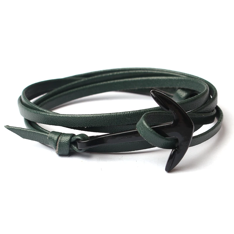 Мужские ювелирные изделия Pulseras двойной кожаный браслет и браслеты дружбы для