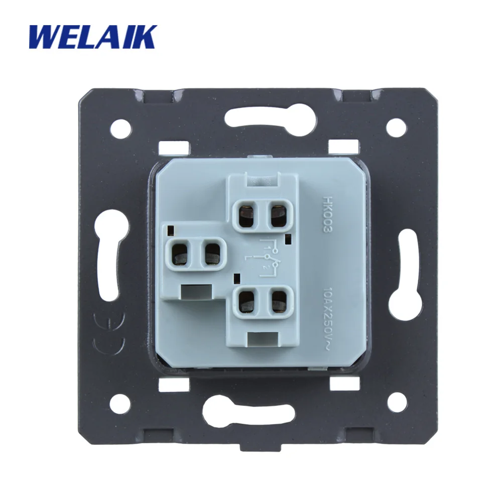 Welaik Кнопка 1Gang2Way переключатель Комплектующие для самостоятельной сборки