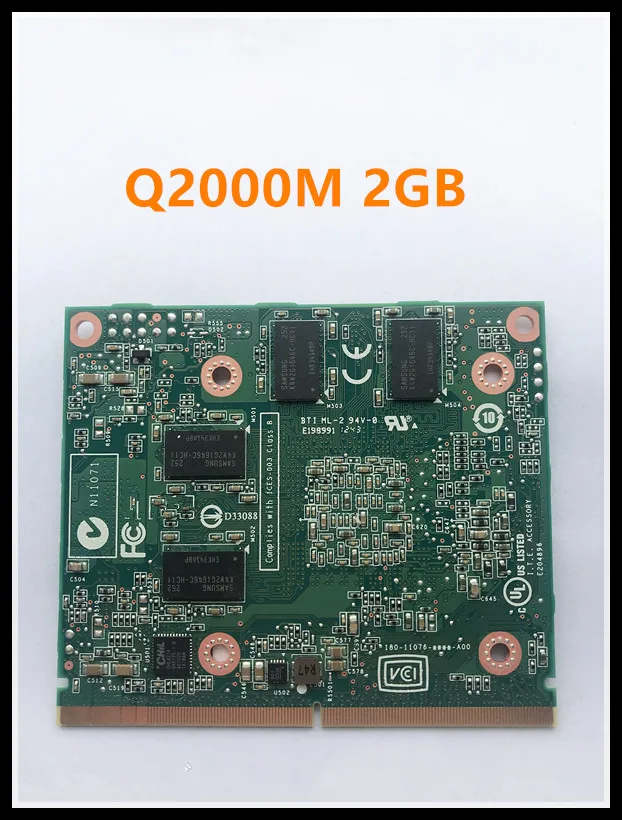 Видеокарта Quadro 2000M Q2000M для ноутбука HP 8540W 8540P 8560W DELL M4600 M4700|Картридеры| |