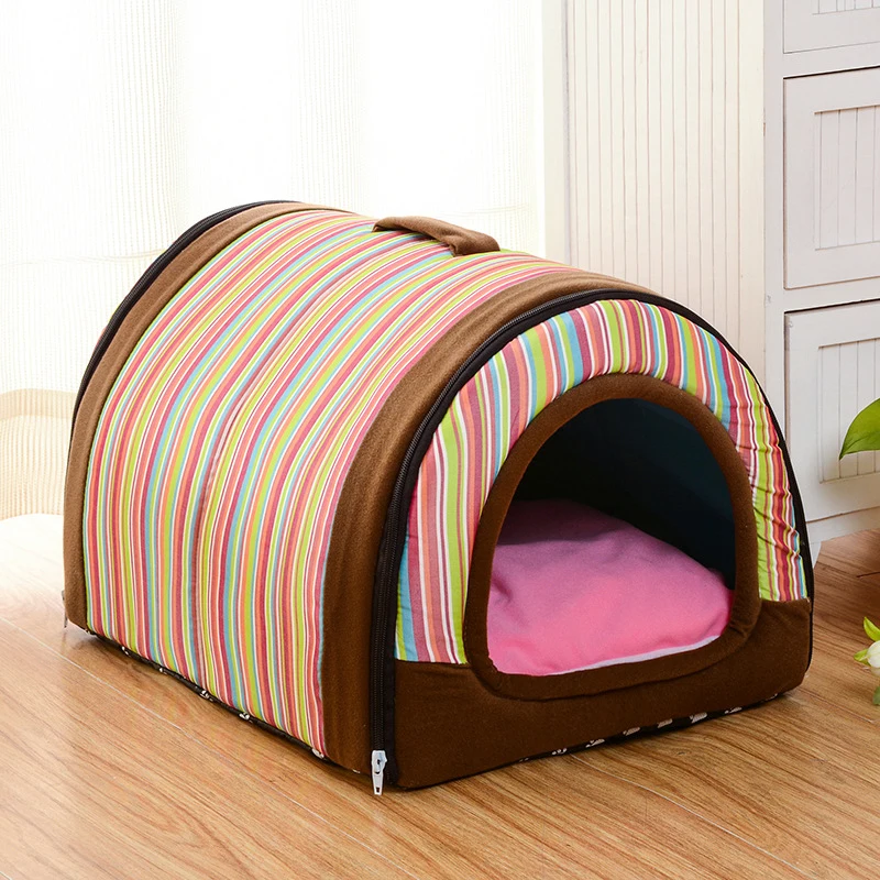 Dog house bed Съемные и моющиеся домашних животных матрас дома для cama para качорро пэт Sml