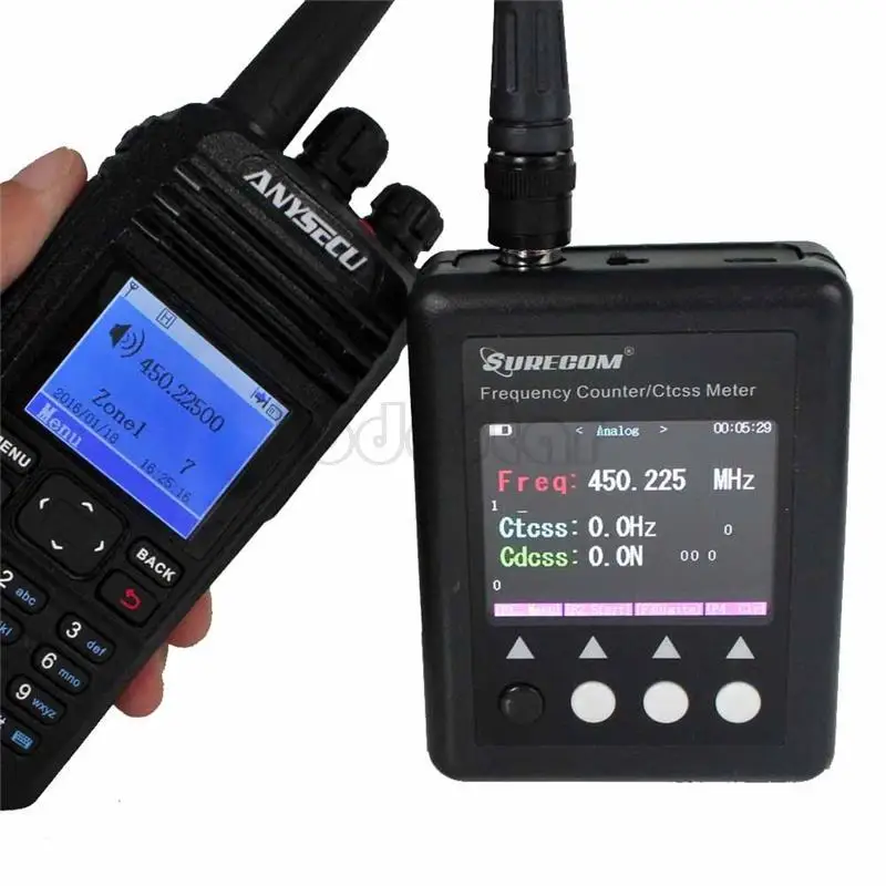 Новый портативный радиочастотный счетчик SF401 Plus walkie talkie измеритель частоты 27 МГц