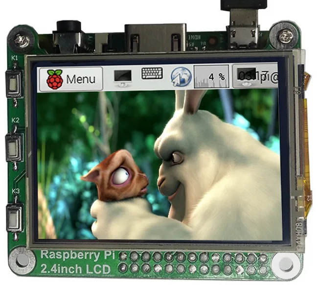 Сенсорный ЖК экран Raspberry Pi 2 4 дюйма 48 МГц высокоскоростной дисплей умный чем pi 3 5