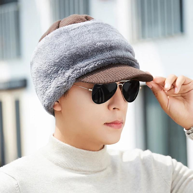 Зимние шапки Skullies Beanies шапка для мужчин и женщин шерстяной вязаный теплый плюшевый шарф шапки Балаклава маска Gorras Bonnet вязаная Лыжная шапка для снежной погоды