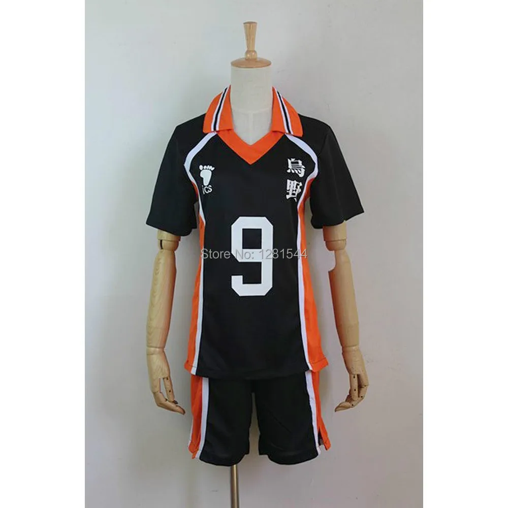 Haikyuu! Karasuno высокая школа форма джерси нет. 9 Tobio кагеяма косплей костюмы|costume