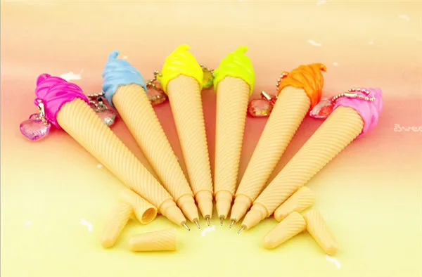 

200 pcs Valentine's day gifts gel pen/Ice cream pen shape/pens for writing