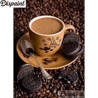 dispaint full squareround drill 5d diy diamond painting coffee landscape 3d embroidery cross stitch home decor gift a10640