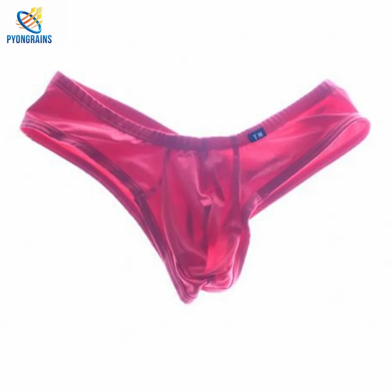 Мужские трусы бикини с низкой посадкой черные короткие брифы сексуальное нижнее