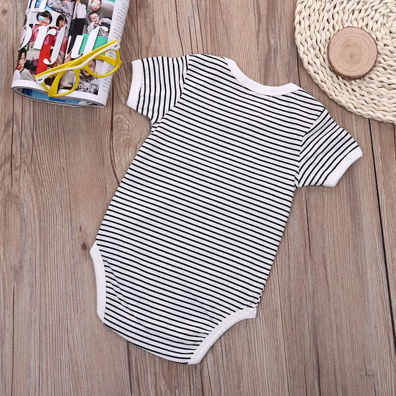 Комбинезон в полоску для новорожденных младенцев детей 0 24 мес.|infant baby girl romper|toddler