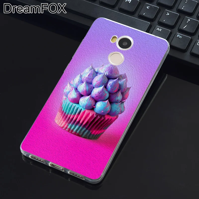 DREAMFOX M188 красочное десертное Мороженое Мягкий силиконовый чехол из ТПУ для Xiaomi Redmi