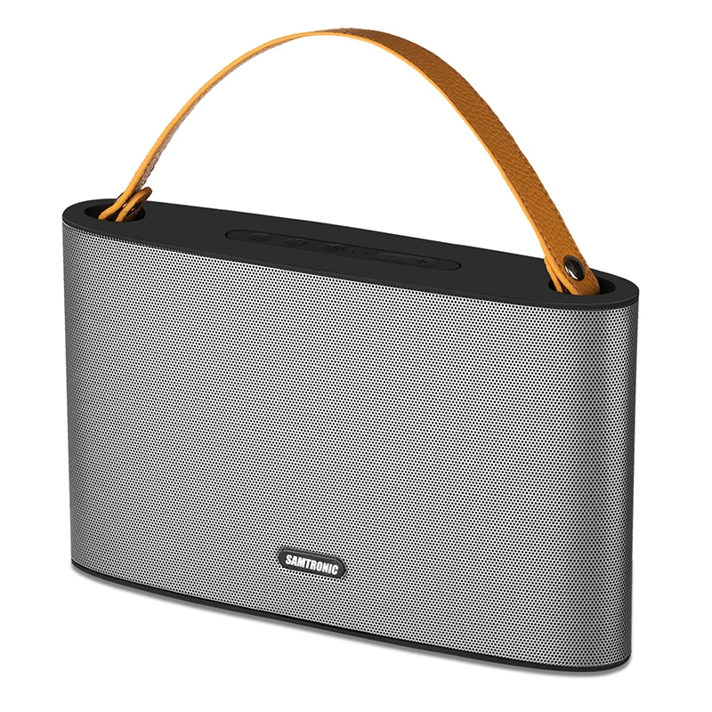 Samtronic T58 портативные беспроводные bluetooth колонки 20 Вт стереозвук FM Super Bass домашняя