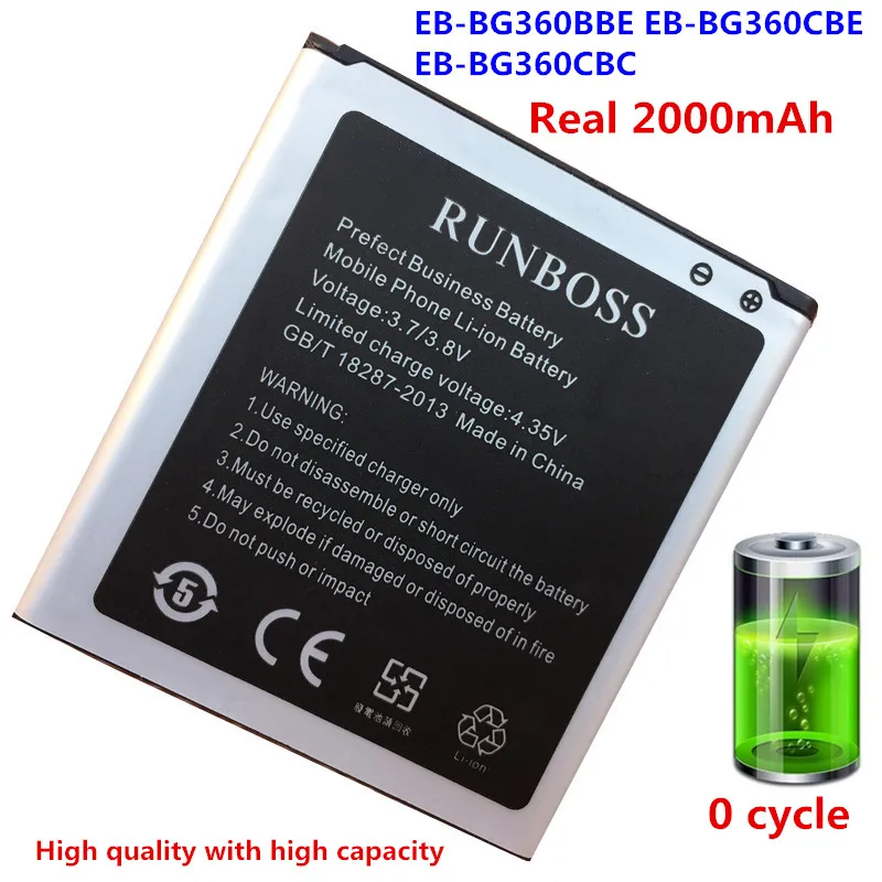 Оригинальный аккумулятор для Samsung Galaxy CORE Prime G3606 G3608 G3609 J2 2015 натуральная EB BG360BBE