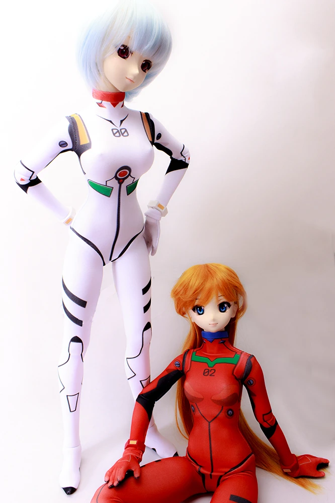 1/3 SD DD slim BJD кукла ткань EVA cos Ayanami ReiAsuka Asuka Langley Soryu Косплей Костюм для куклы BJD