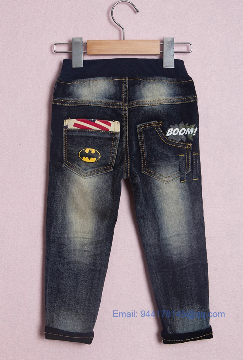 Новинка джинсы для маленьких мальчиков на весну и осень Сильно облегающие брюки