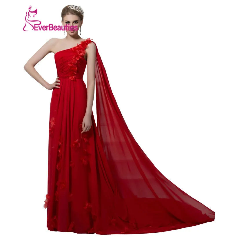 Длинный Красный A-Line Вечерние Платья 2017 Sexy Backless Вечернее Платье Abendkleider | Свадьбы и