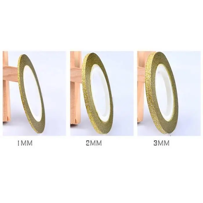 Beauty Shiny Glitter Art Striping Tape China Line Casual, Party, Dating Decoration Sticker Tips Nail Art