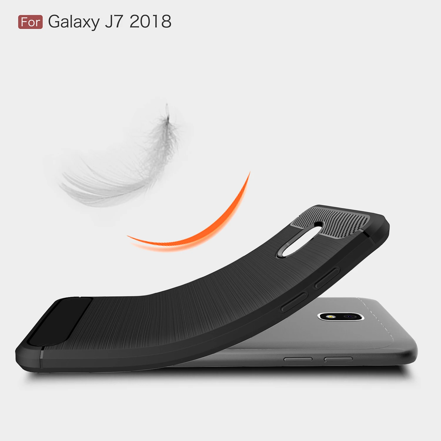 Чехол для Samsung Galaxy J7 2018 чехлы J 7 чехол телефона из мягкого ТПУ резиновый J737 |