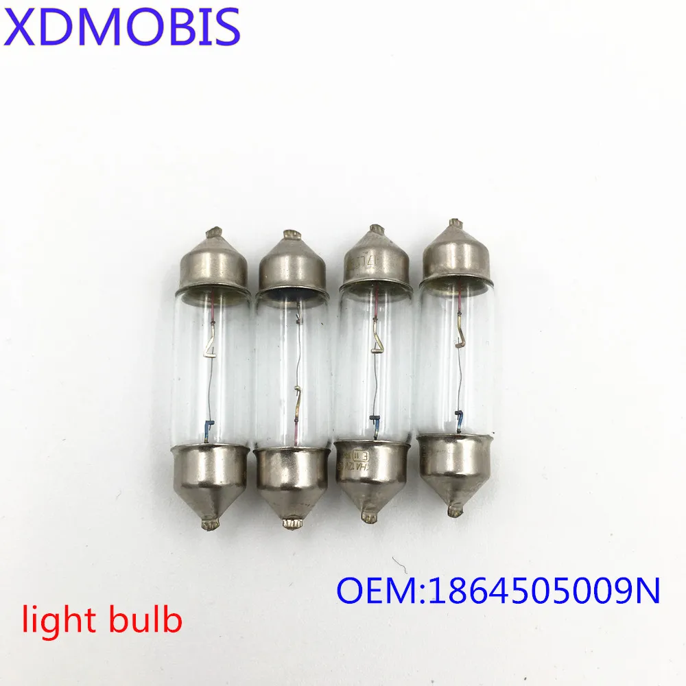 4 PCSReading Светильник лампы номерного знака светильник лампочка 12V5W для hyundai kia OEM