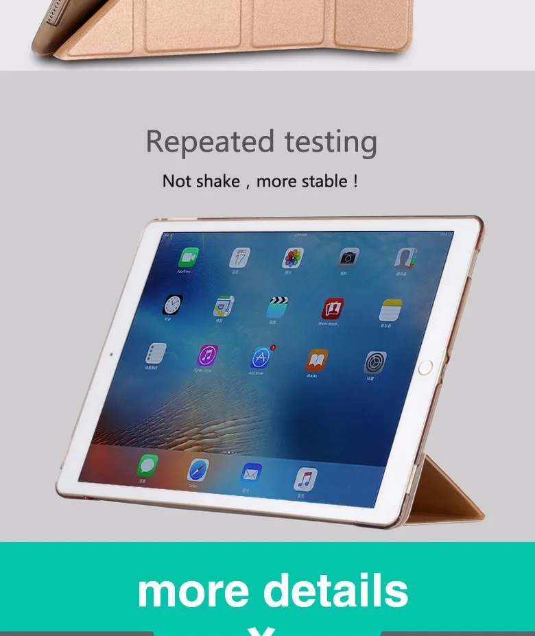 Для Apple iPad Pro 12,9 чехол для планшета Smart Sleep Wake Магнитный Тонкий роскошный кожаный раскладной силиконовый чехол GARUNK