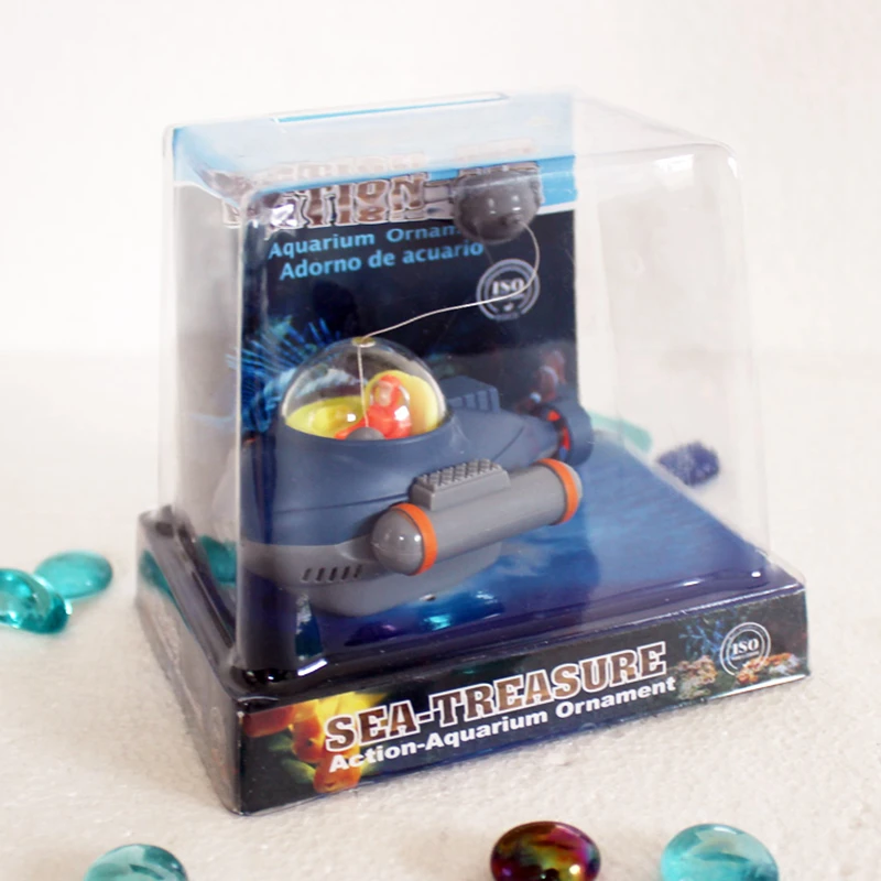 Новое поступление украшение для аквариума подводная лодка подключение с