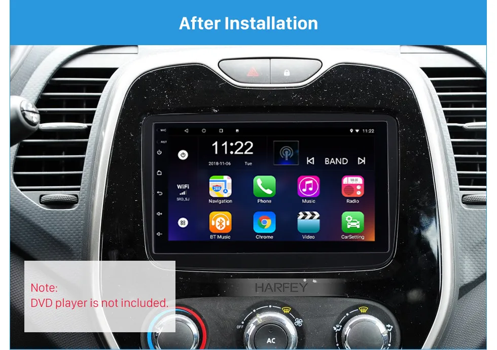 Harfey 2Din авто для стерео-Радио автомобильной фасции для RENAULT Duster LOGAN 2012- интерфейс DVD плеер панель тире крепление НАБОРЫ