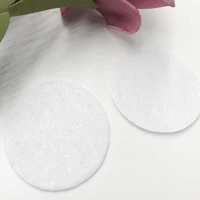 50pieceslot 50mm white padded felt round shape craft diy appliques clothing decoration scrapbook