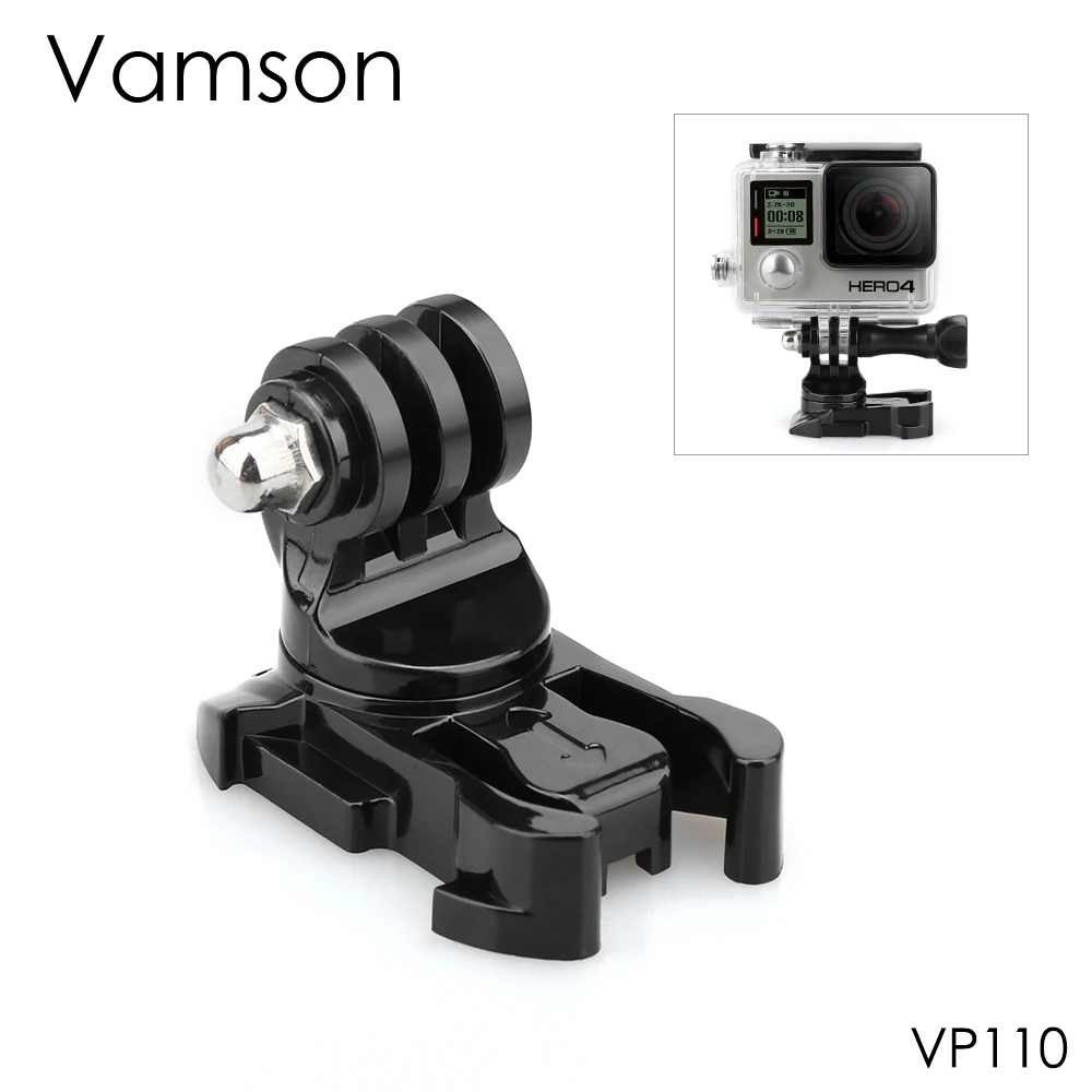 VP110 Vamson для Go Pro аксессуары мини-монопод, Трипод адаптер для GoPro Hero 5 4 3+ 2 для SJ4000 для Xiaomi для Yi VP101 - Цвет: VP110