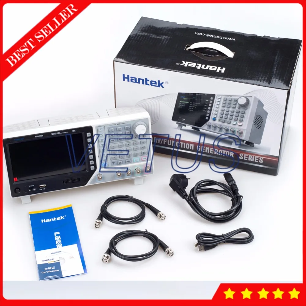 Настольный генератор сигналов Hantek HDG2062B с 2 канальной функцией DDS произвольная