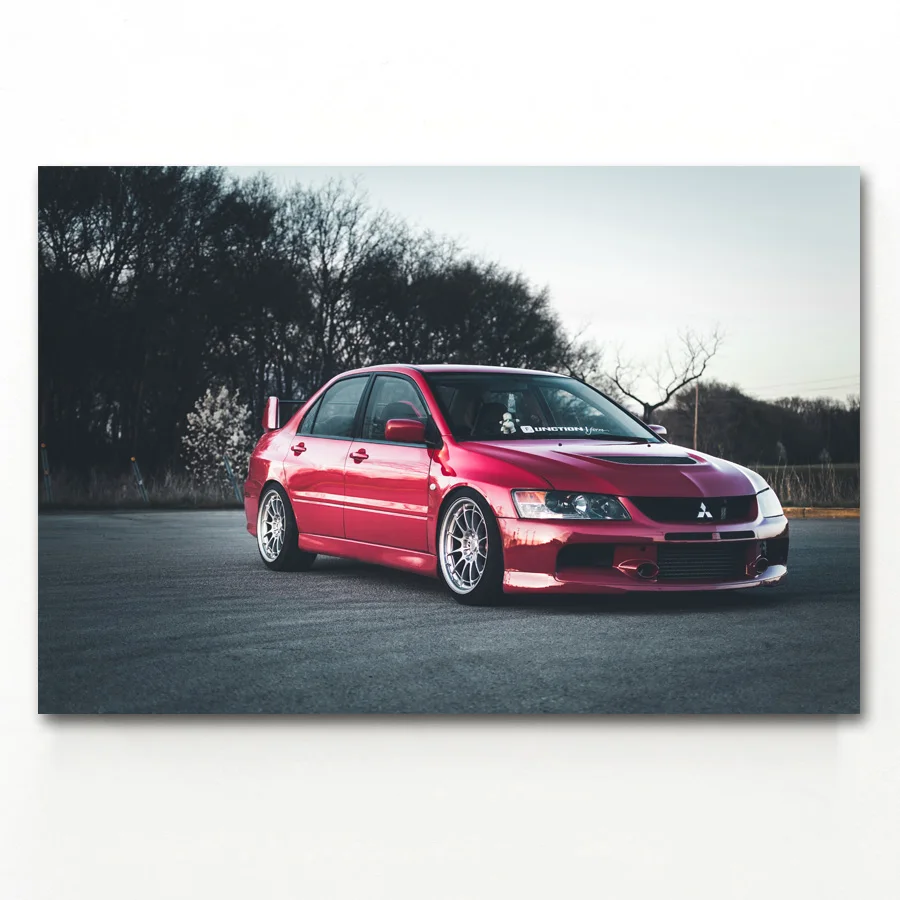 

Mitsubishi Lancer Evolution VIII спортивный автомобиль Классические Постеры и фото картины для декора комнаты