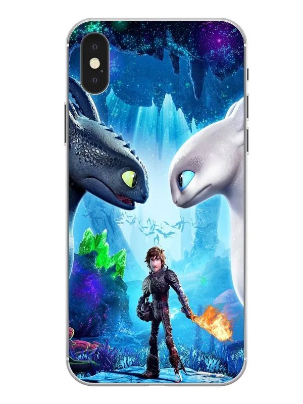 Как приручить дракона мягкие силиконовые чехлы из ТПУ для iPhone 11 Pro MAX 2019 5 5S SE 6 6SPlus 7