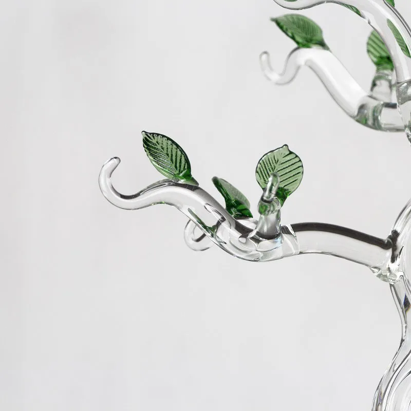 Crystal Apple Tree Ornaments Glass Fengshui Crafts Living Room TV Cabinet Home Decor Figurines Christmas New Year Gift Souvenir