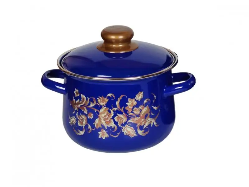 Кастрюля СтальЭмаль Драгоценная 5 л|Кастрюли| |