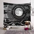 180x230 см тиснение МАНДАЛА ГОБЕЛЕН домашний декор черный настенный гобелен в стиле бохо тканевые гобелены одеяло пляжные полотенца