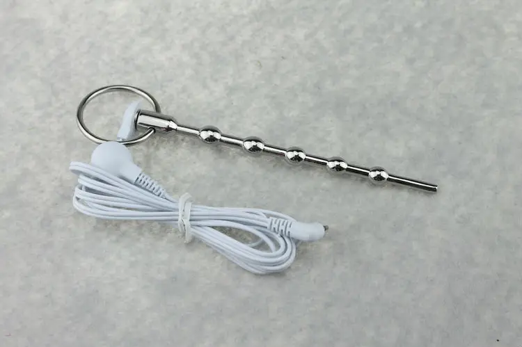 Взрослые секс игрушки из нержавеющей стали Мужской фотостимулятор с проводом