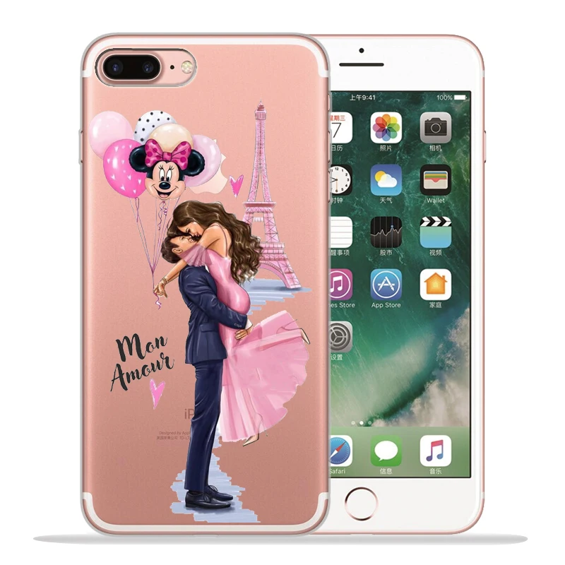 16 Модный чехол для телефона Super mom Dad Girl для iPhone 8 7 6 6S Plus X XS MAX XR 10 мягкий силиконовый чехол Etui - Цвет: 16