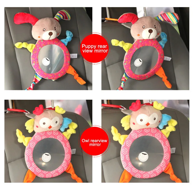 Автомобильное детское зеркало заднего вида регулируемое безопасное детское сидение Зеркало Подголовник крепление для маленьких детей NJ88