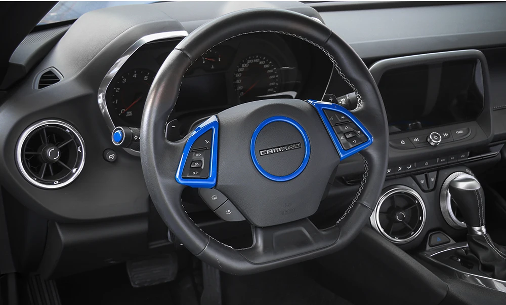 MOPAI ABS украшение для салона рулевого колеса автомобиля накладка наклейки для Chevrolet Camaro Up автомобильные аксессуары Стайлинг