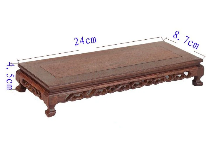 Деревянная резьба из красного дерева предметы мебели основание для цветочного