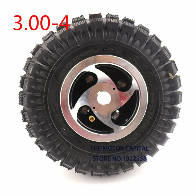 3 00 4 шина и внутренняя трубчатая ступица обода колеса из сплава для 49cc ATV Quad Gas