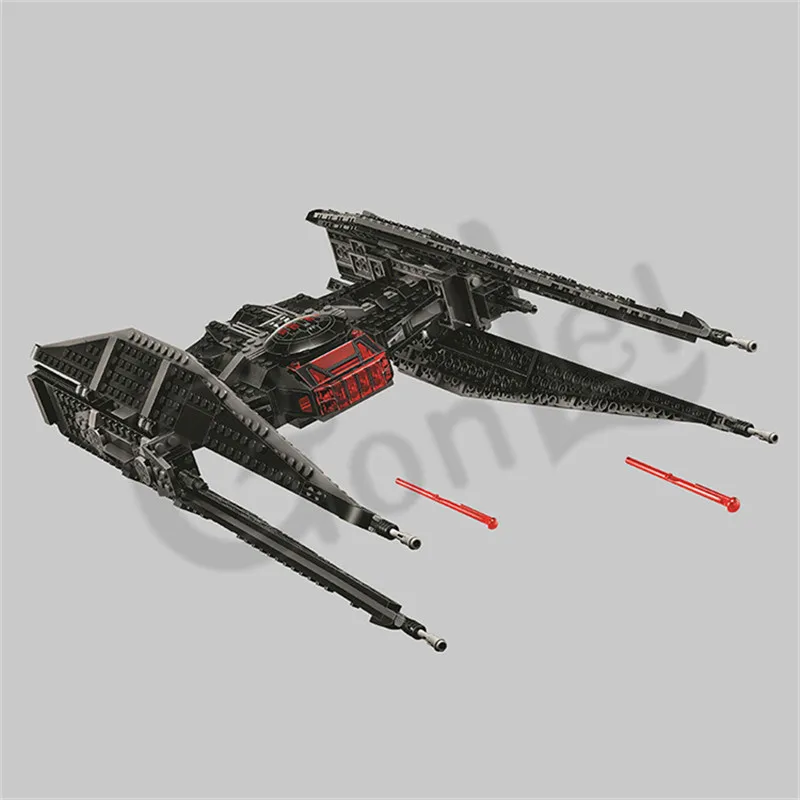 Новая серия Звездных Войн TIE Fighter, строительный блок, модель кирпича, игрушки, совместимые с 10907, игрушки для детей, подарки