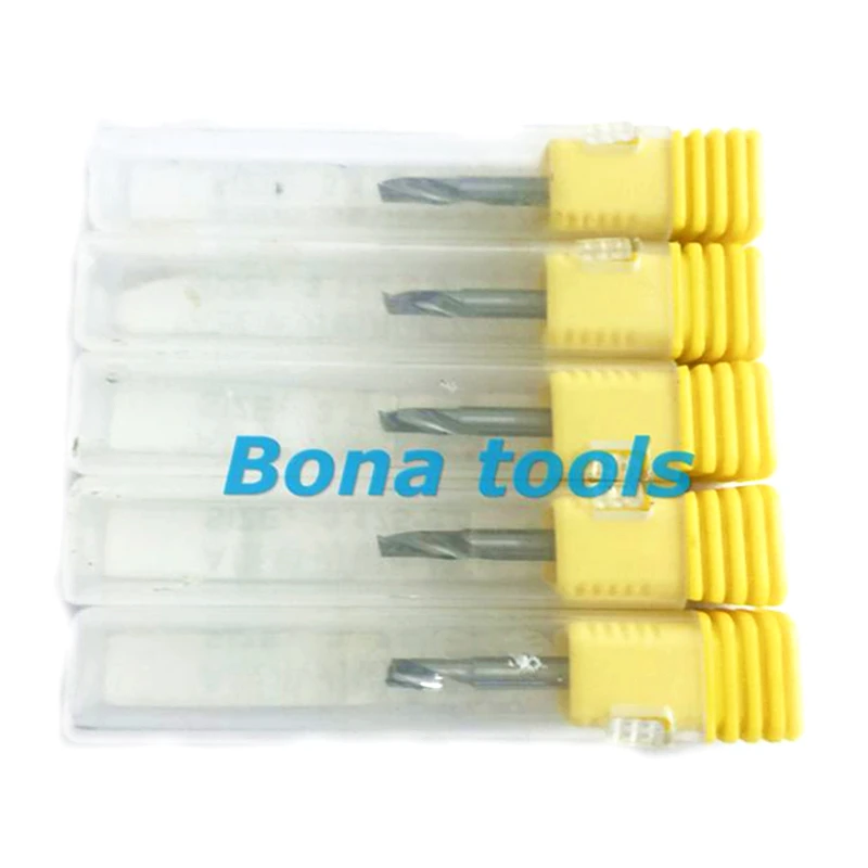 Спиральные Фрезы с ЧПУ одной канавкой 1/8 дюйма 6 мм 5 шт.|cnc router bits|router bitaluminium endmill |