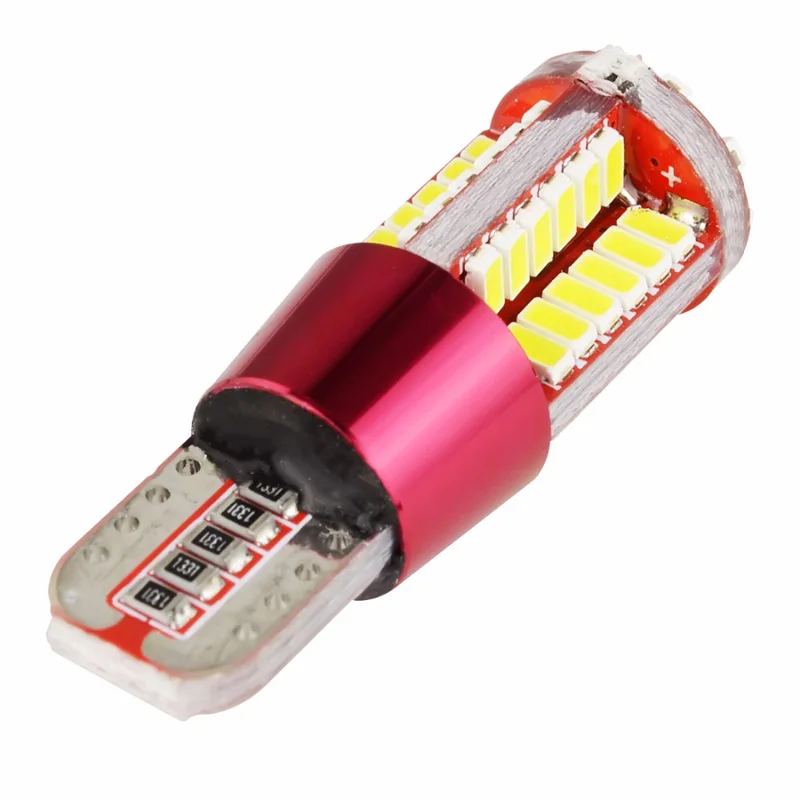 10 шт. Canbus T10 57 SMD 3014 W5W 194 168 чипов светодиодные клиновидные лампочки для автомобиля