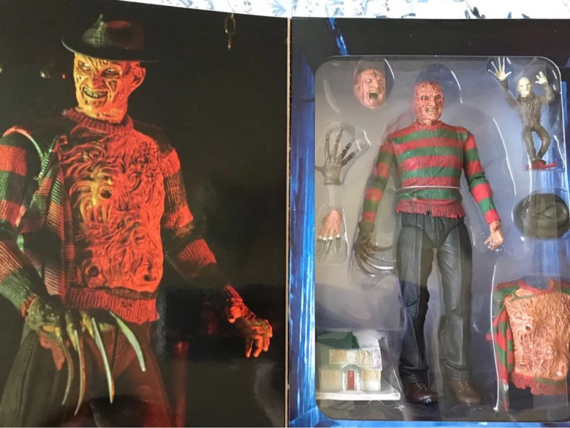 NECA Street Freddy Krueger кошмары Фредди экшн фигурка из ПВХ игрушка кукла подарок