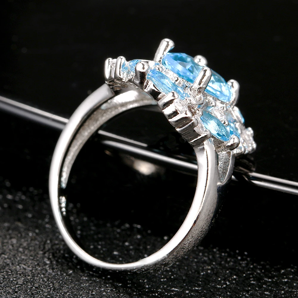 Женское кольцо из стерлингового серебра 925 пробы с кубическим цирконием |