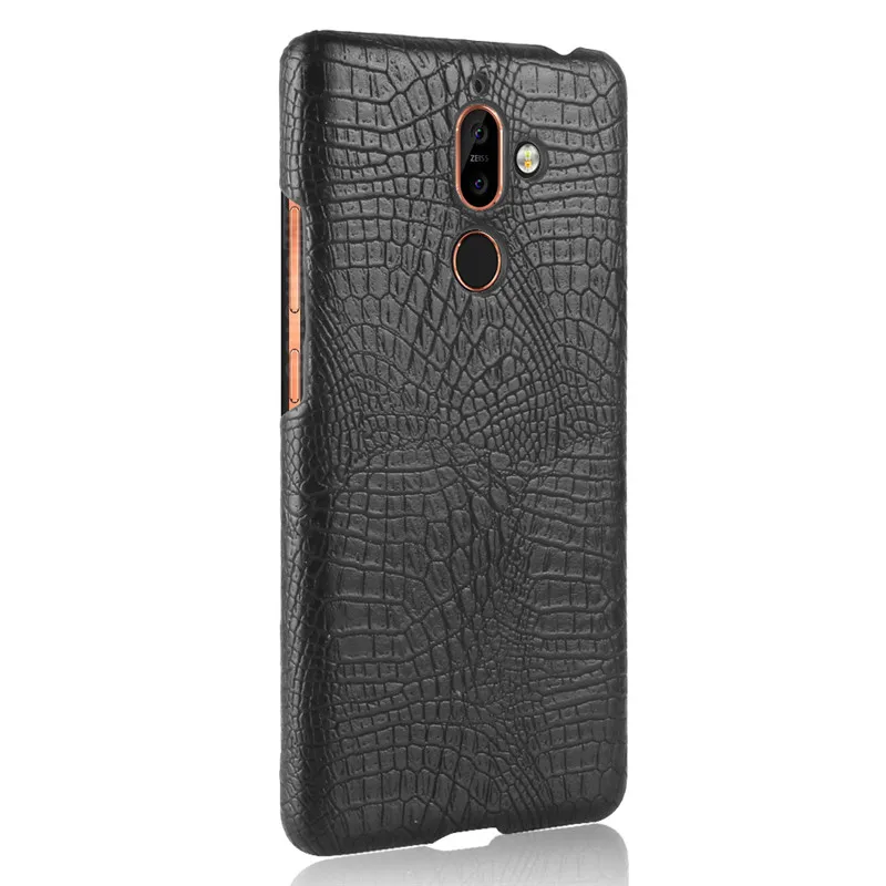 Чехол для Nokia 7 Plus чехол 6 0 жесткая задняя крышка из искусственной кожи телефона