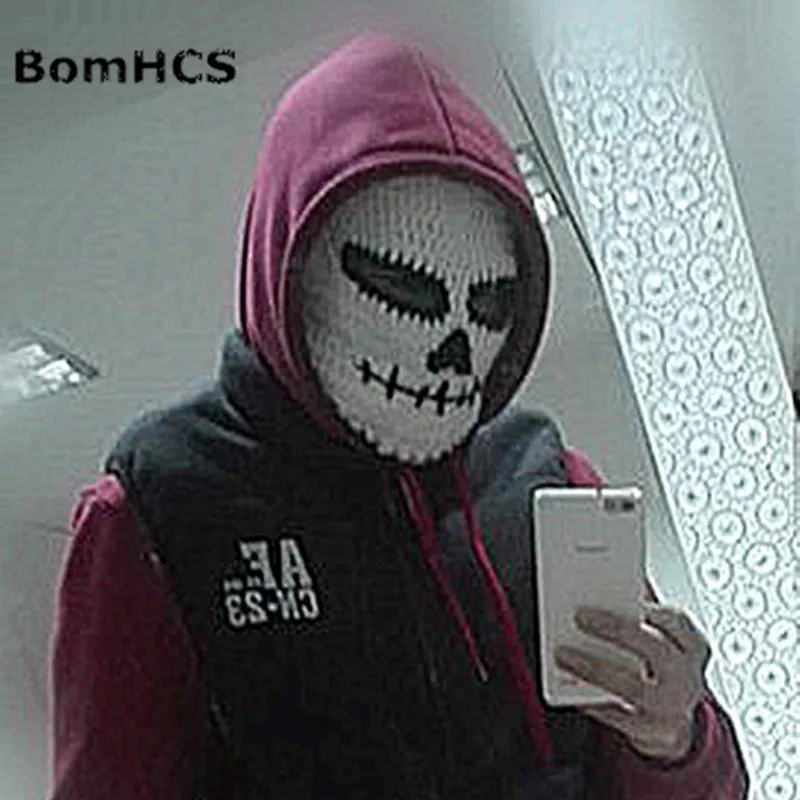 Новинка BomHCS шапки для верховой езды облегающая Маска Вязаная шапка ручной работы