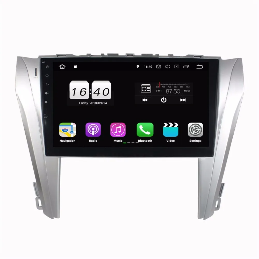 10 1 &quotIPS Android 8 для Toyota CAMRY 2014 2015 2 Гб ОЗУ 16 4 ядра автомобильный DVD плеер Wifi 4G
