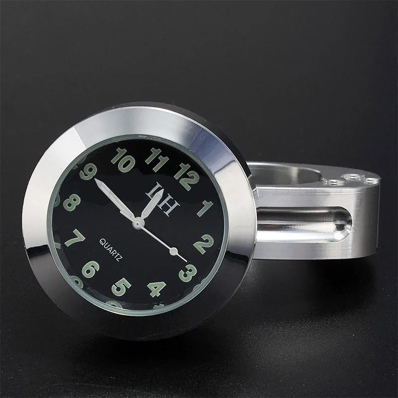 1pcs 4cm Universal Motorcycle Handlebar Mount Dial Clock Waterproof New Fits for 7/8" to 1" handlebar | Автомобили и